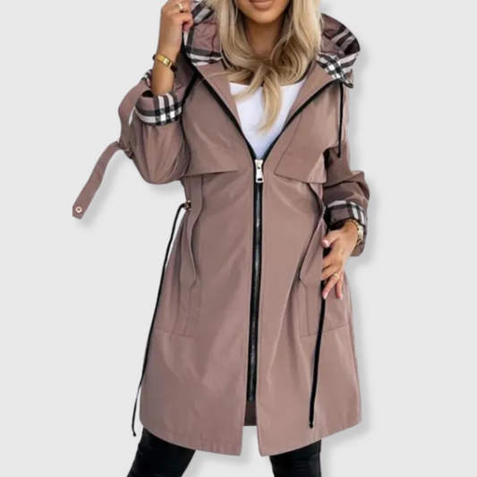 Nora | Manteau zippé imperméable et coupe-vent