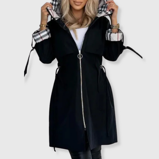 Nora | Manteau zippé imperméable et coupe-vent