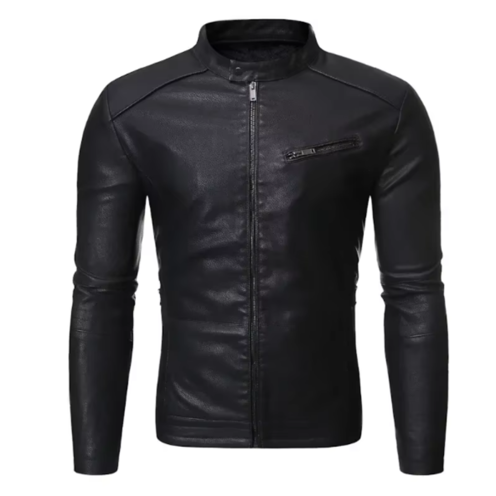 Nolan | Veste en Similicuir Ajustée pour Homme