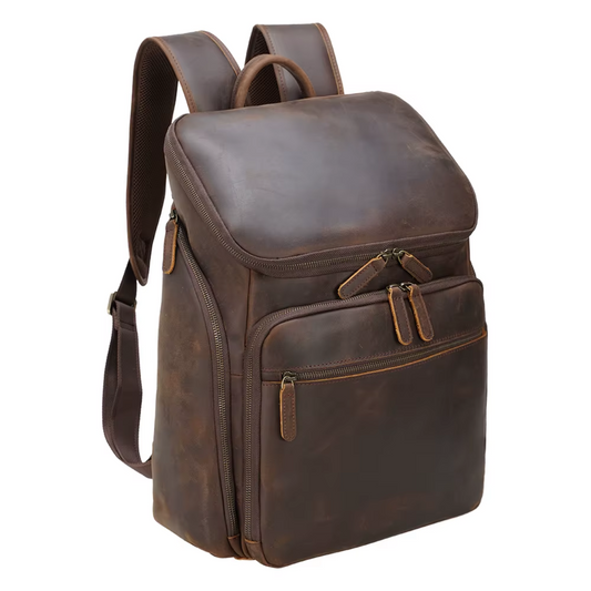 Nicholas - Sac à dos en cuir vintage pour hommes
