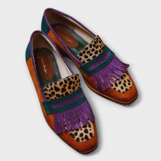 Léa | Mocassin Léopard Brun