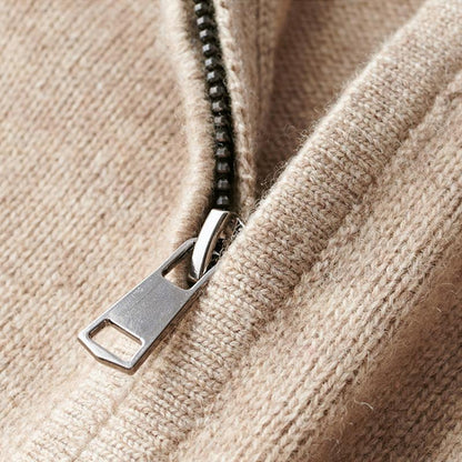 William | Pull à col zippé premium