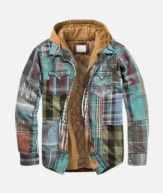 Marvaux™ | Veste à carreaux patchwork