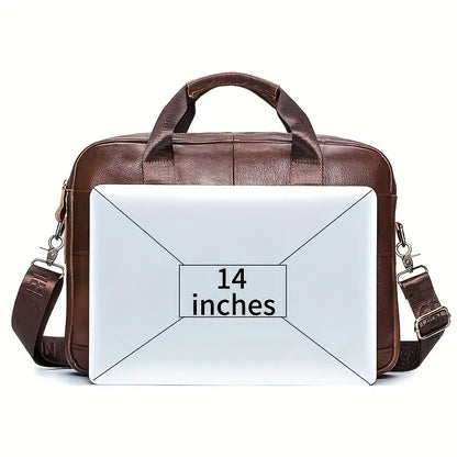 Jared - Sac messager en cuir à bandoulière