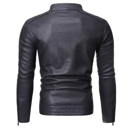 Nolan | Veste en Similicuir Ajustée pour Homme