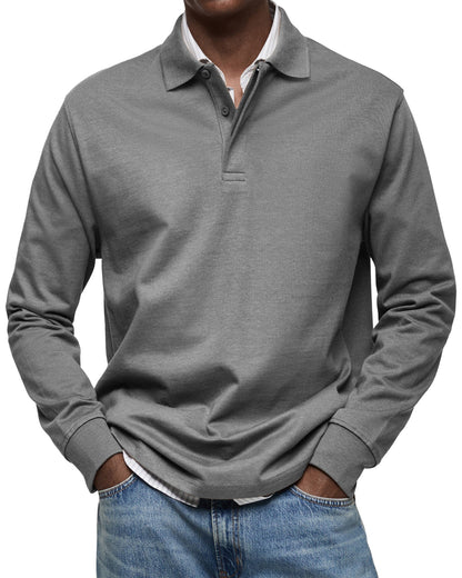 Marc-André | POLO DE LUXE À MANCHES LONGUES