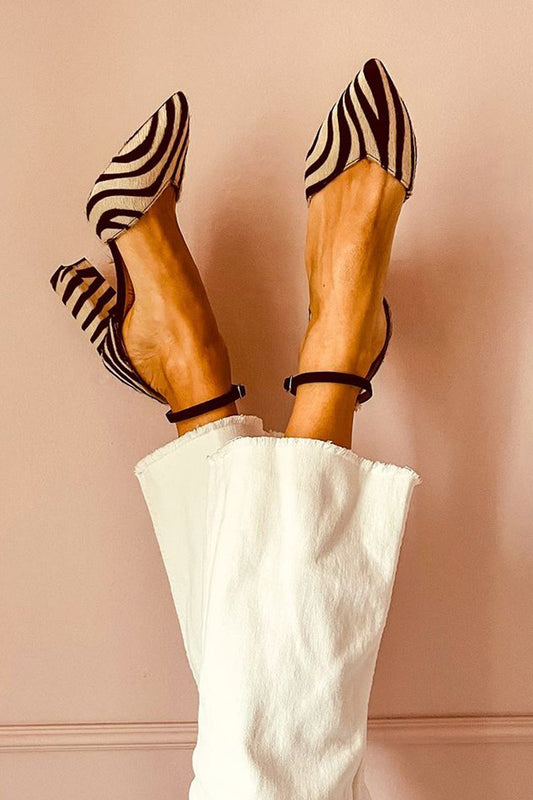 Zara | Sandales zébrées élégantes