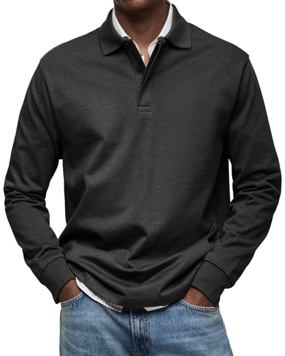 Marc-André | POLO DE LUXE À MANCHES LONGUES