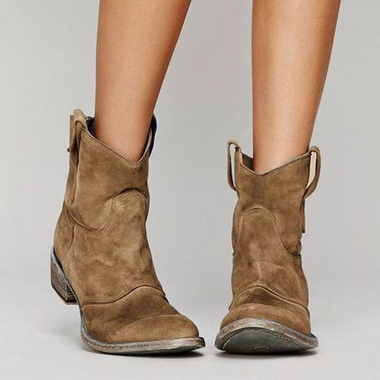 La Maison Élise® | Élégantes Bottines en Suède