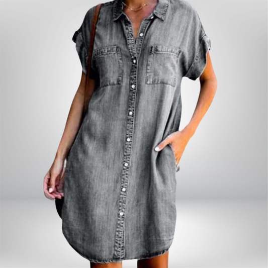 Vera® | Robe en Jean Décontractée