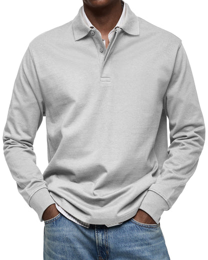 Marc-André | POLO DE LUXE À MANCHES LONGUES