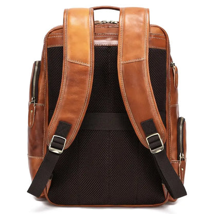 George - Sac à dos en cuir classique pour hommes