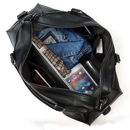 Justin - Sac de Voyage en Cuir de Vache Souple