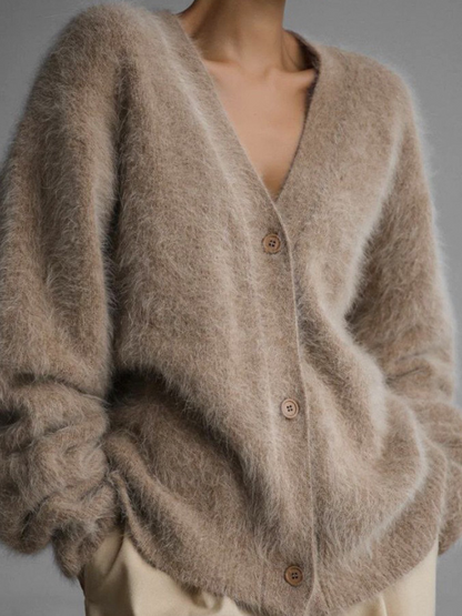Celeste Fuzzy Luxe Cardigan