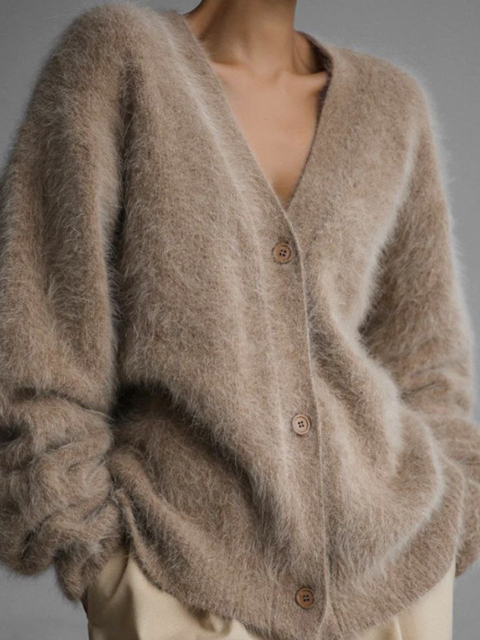 Celeste Fuzzy Luxe Cardigan
