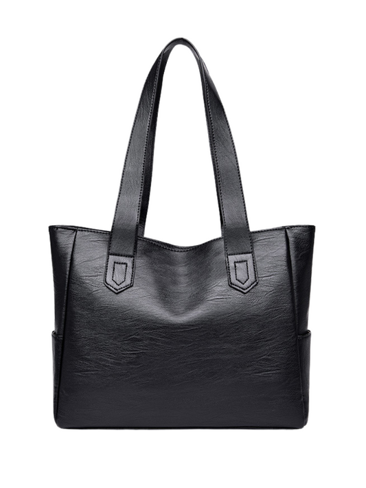 PEggy Structured PU Tote Bag