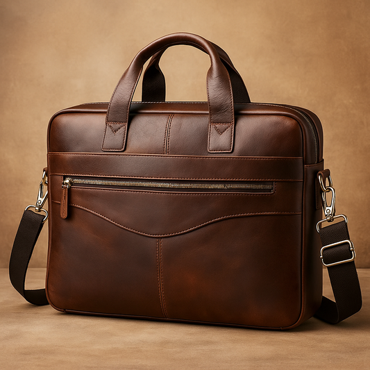 Tyler - Sacoche en cuir vintage à bandoulière