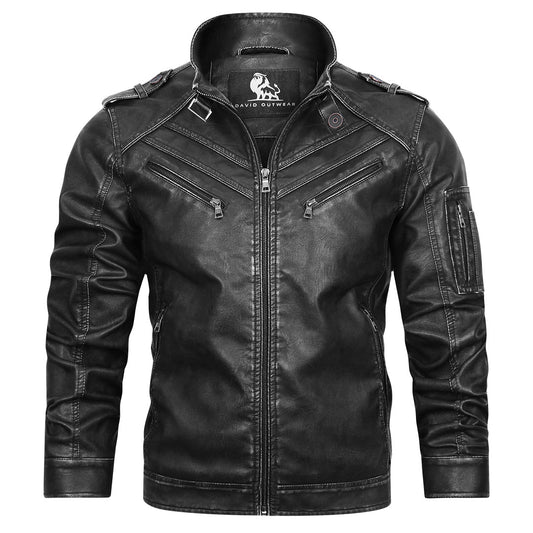 Léonard™ | Veste en cuir moderne et robuste pour hommes