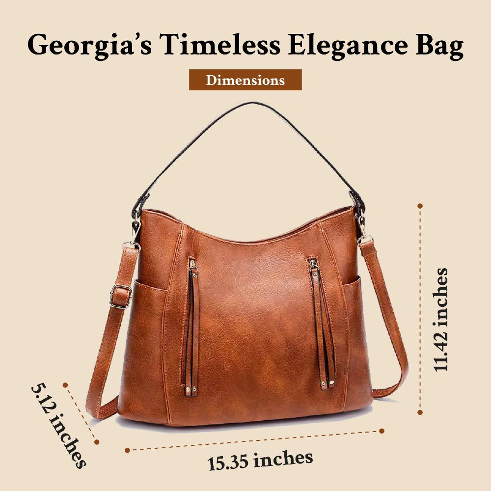 L'Élégance Intemporelle de Georgia | Sac à Épaule Vintage (ACHETEZ 1 OBTENEZ 1 GRATUIT)