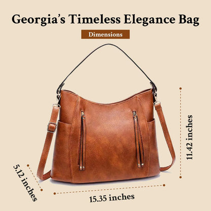 L'Élégance Intemporelle de Georgia | Sac à Épaule Vintage (ACHETEZ 1 OBTENEZ 1 GRATUIT)