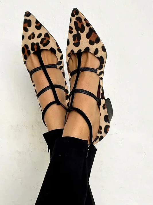 Escarpins Léopard Leoni - Style Ballet