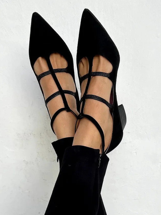 LIORA CROSSED HEELS