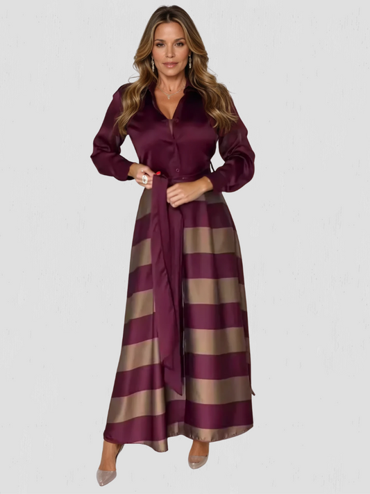 Robe Élégante Leona" can be rewritten as "Leona Élégant Dress.