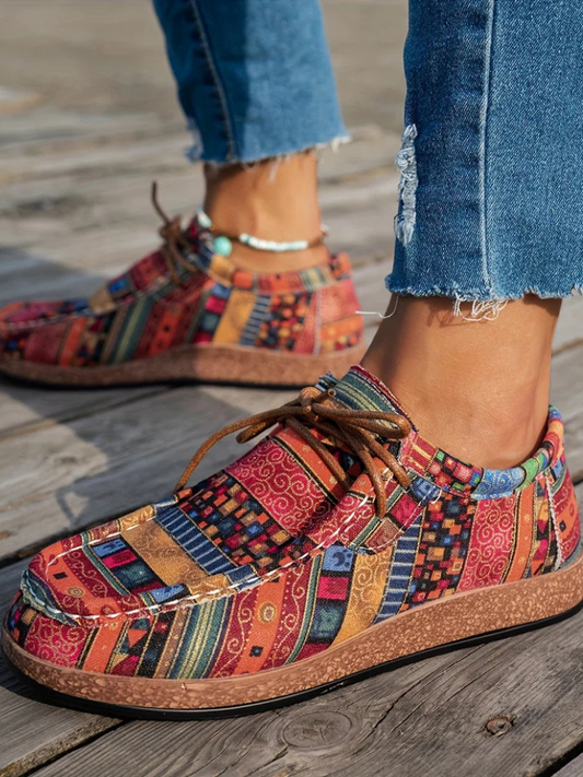 Printed Maya Comfort Loafers