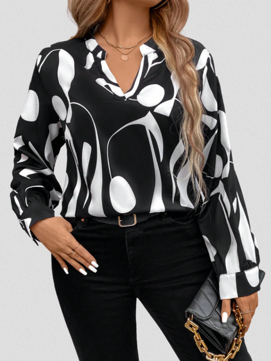 Blouse Lyra aspect satiné