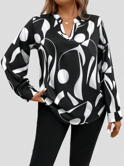 Blouse Lyra aspect satiné