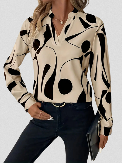 Blouse Lyra aspect satiné