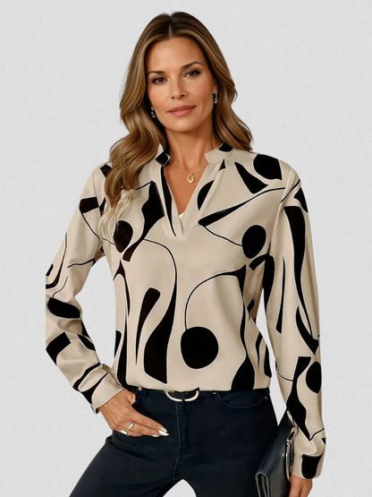 Blouse Lyra aspect satiné
