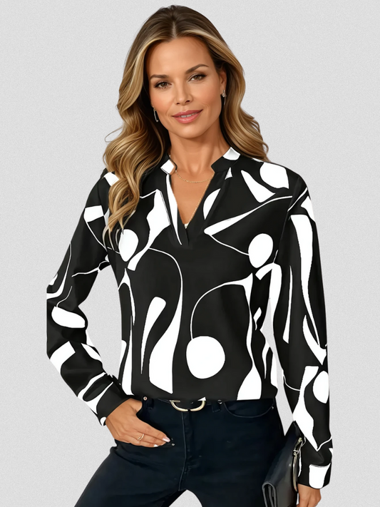 Blouse Lyra aspect satiné