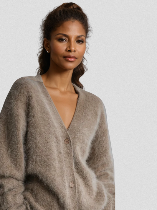 Celeste Fuzzy Luxe Cardigan
