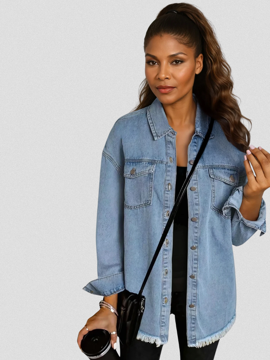 CLASSIC ANGELA DENIM SHIRT
