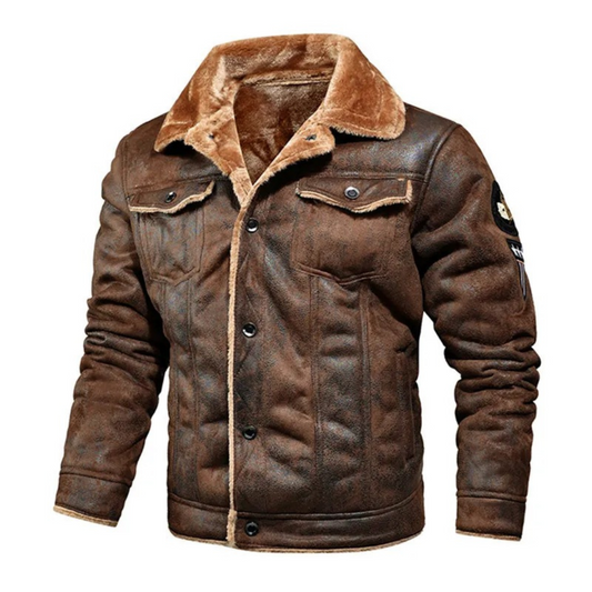 Viktor™ | Veste en cuir élégante et polyvalente pour hommes