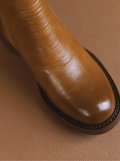 Bottines à talons blocs Barbara