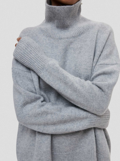 ELENA Haut Col Tricot