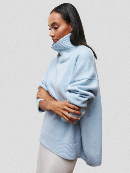ELENA Haut Col Tricot