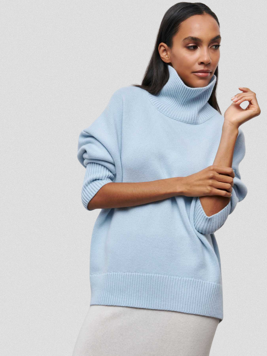 ELENA Haut Col Tricot