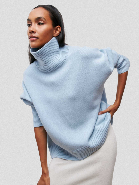 ELENA Haut Col Tricot