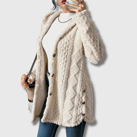 Élodie | Manteau élégant à capuche