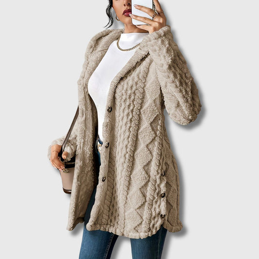 Élodie | Manteau élégant à capuche