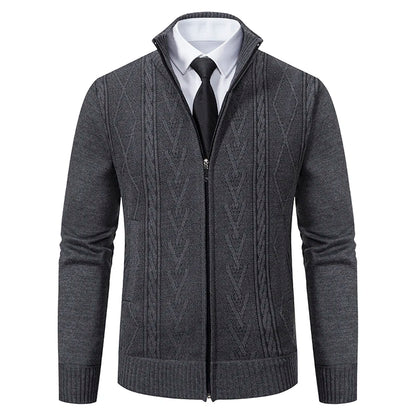 Paul – Pull Tricoté Épais Doublé, Chaud et Élégant pour l’Automne-Hiver