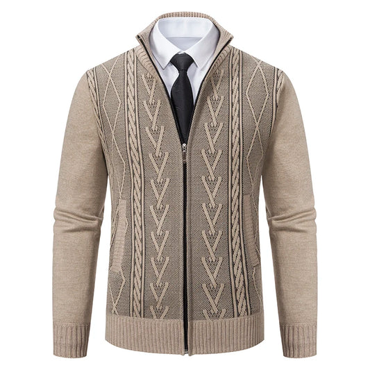 Paul – Pull Tricoté Épais Doublé, Chaud et Élégant pour l’Automne-Hiver