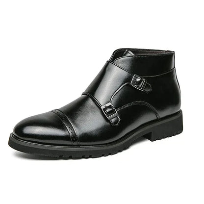 Parker | Bottes à Double Boucle en Cuir Synthétique