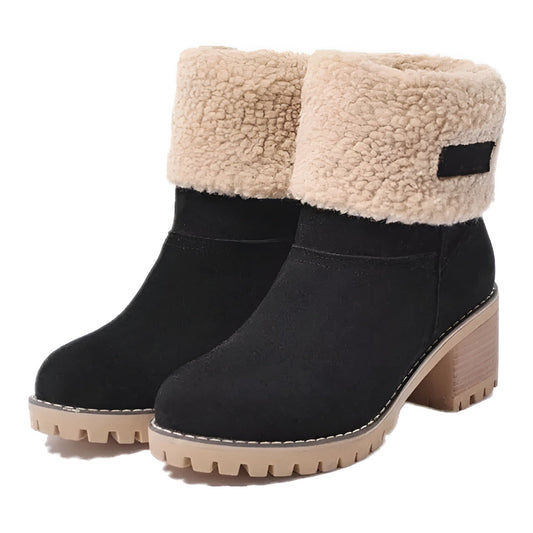 La Maison Élise® | Mi-Mollet en Laine Bottes