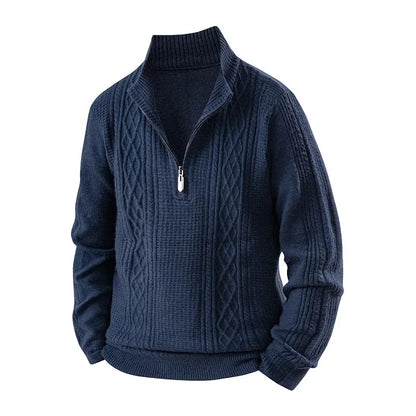 Jean-Pierre - Pull en polaire épaisse, confort optimal pour l'automne et l'hiver.