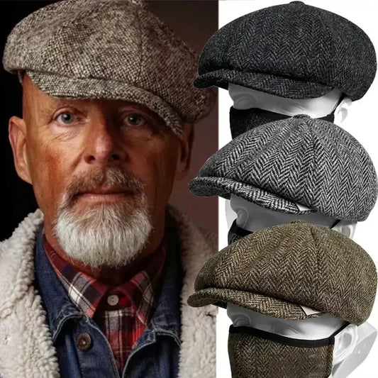 Shelby | Casquette Octogonale Vintage | Style Intemporel