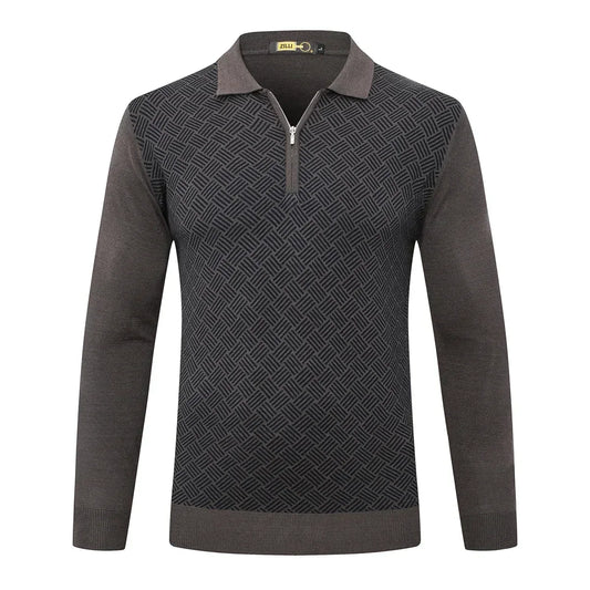 Michel | Tricot Chaud Rayé et Extensible pour l’Automne-Hiver